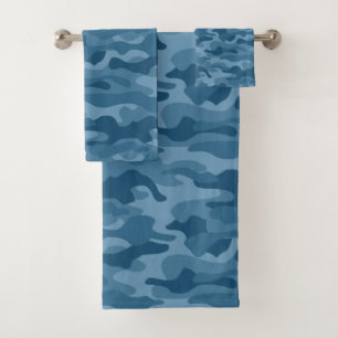 Monocolore bleu acier Camo