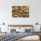 Monocot pollen van een Iris Canvas Afdruk (Insitu (Slaapkamer))