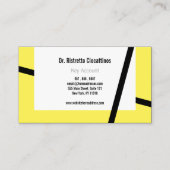 monocouleurs rouge jaune noir Carte de visite (Devant)