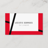 monocouleurs rouge jaune noir Carte de visite (Dos)