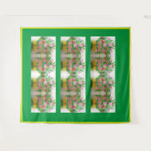 Monocromatisch flat-pack boeket wandkleed (Voorkant (horizontaal))