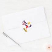 Monoculaire kat cartoon sticker (Envelop)
