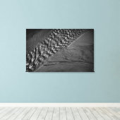 Monofoto van waterrimpels canvas afdruk (Insitu (Houten vloer))