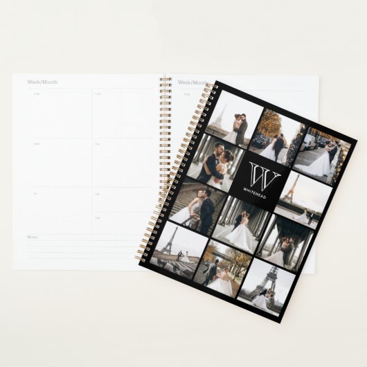 Monogram 11 Square Photo Modern Planner (Display)