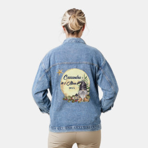 Monogram #1 Grootmoeder Waterverf Gnoom Denim Jacket