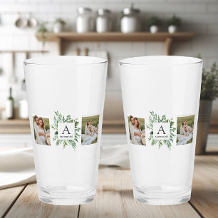 Monogram 2 Foto's   Gepersonaliseerd Lijst Grieken Glas