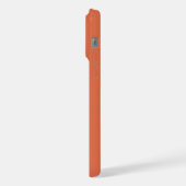 Monogram 2 Initials Pink & Red Minimalist (Côté gauche)