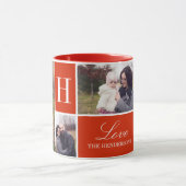 Monogram 4 Foto Collage Mok (Midden)