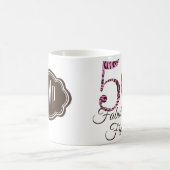 Monogram 50e verjaardag van de Mok van Fabulous en (Center)