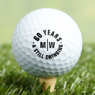 Monogram 60e verjaardag golfballen