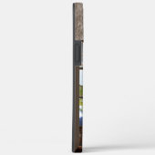 Monogram 6 Fotocollage Bruin Hout Case-Mate iPhone Case (Achterkant / Rechts)