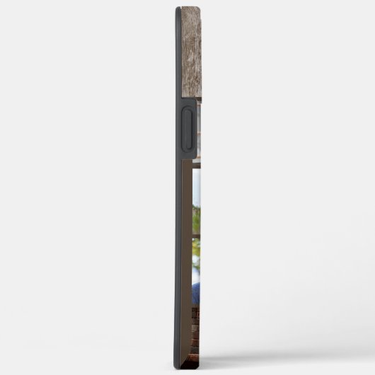 Monogram 6 Fotocollage Bruin Hout Case-Mate iPhone Case (Achterkant / Rechts)