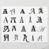 Monogram A Flyer (Voorkant)