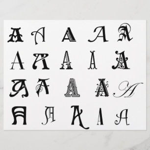 Monogram A Flyer