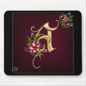 Monogram A Mousepad Muismat (Voorkant)
