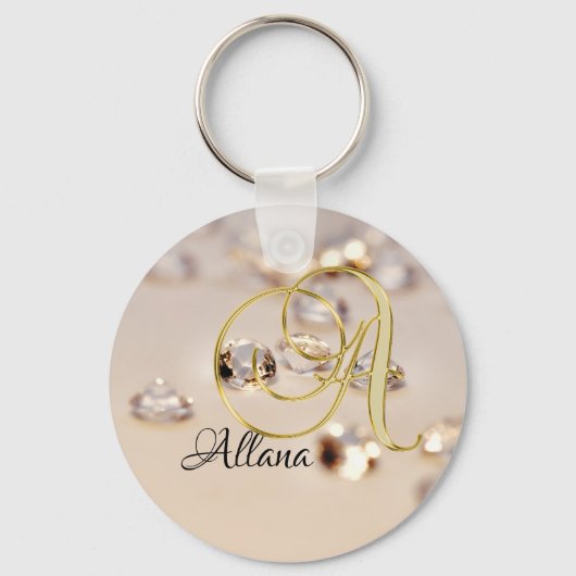 Monogram A Sleutelhanger (Voorkant)