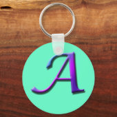 Monogram A Sleutelhanger (Voorkant)
