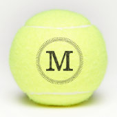 Monogram Aangepast Modern Tennisballen (Voorkant)