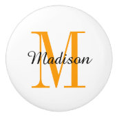 Monogram Aangepaste invoerknop Keramische Knop (Voorkant)