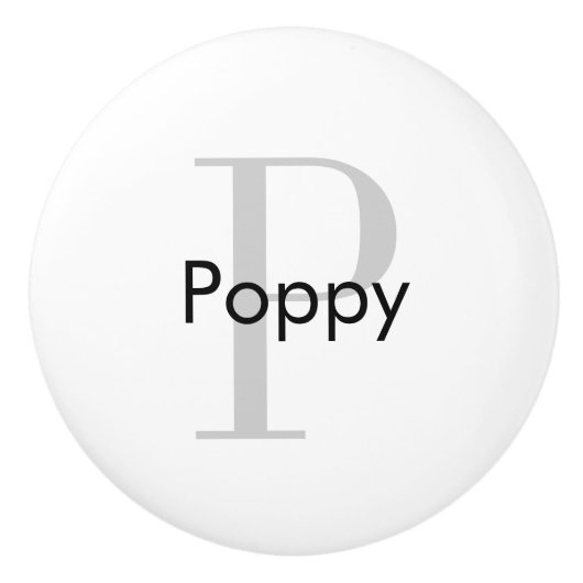 Monogram Aangepaste invoerknop Keramische Knop (Voorkant)