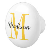 Monogram Aangepaste invoerknop Keramische Knop (Rechts)