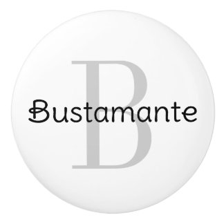 Monogram Aangepaste invoerknop Keramische Knop