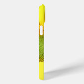 Monogram Aangepaste naam Beeld op Foto zonnebloem Case-Mate iPhone Case (Achterkant / Rechts)