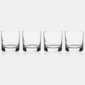 Monogram Aangepaste Naam Gepersonaliseerd Whisky Glas (Links)