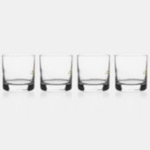 Monogram Aangepaste Naam Gepersonaliseerd Whisky Glas (Rechts)