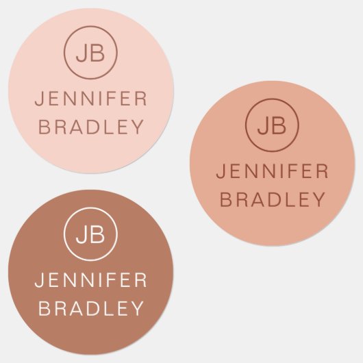 Monogram Aangepaste naam Kleding Labels School Lab (Groep)