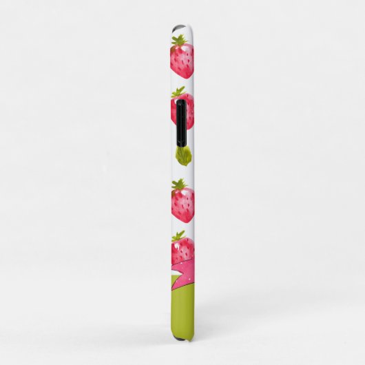 Monogram aardbei Case-Mate iPhone case (Achterkant/rechts)