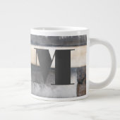 Monogram | Aarde en rook I Extra Grote Beker (Rechts)