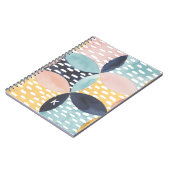 Monogram | Abstract cirkelpatroon Notitieboek (Linkerzijde)