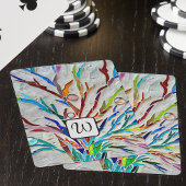 Monogram Abstract Pokerkaarten