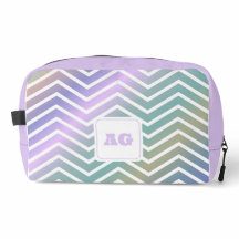 Monogram abstract regenboog chevron moderne Naai T