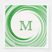 Monogram Abstracte Kunst 2 Servet (Voorkant)