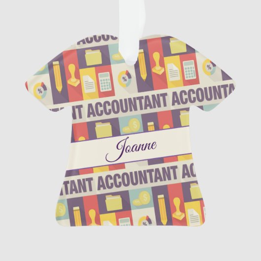 Monogram accountant ornament (voorkant)