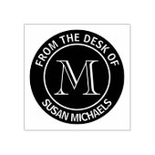 Monogram Afdichtingsrubber Stempel (Afrduk)