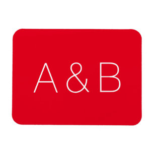 Monogram alfabet initiaal aanpassen, personalisere magneet