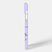 Monogram alfabet S Lavendel Eucalyptus Dragonfly Case-Mate iPhone Case (Achterkant / Links)