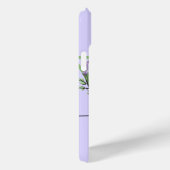 Monogram alfabet V Lavendel Eucalyptus Dragonfly Case-Mate iPhone Case (Achterkant / Rechts)