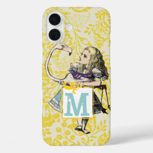  monogram Alice in Wonderland iPhone 16 Plus Hoesje