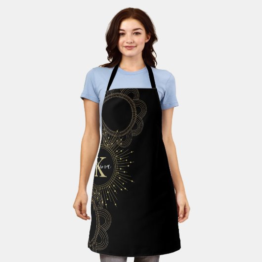 Monogram All-Over Print Schort (Gedragen)