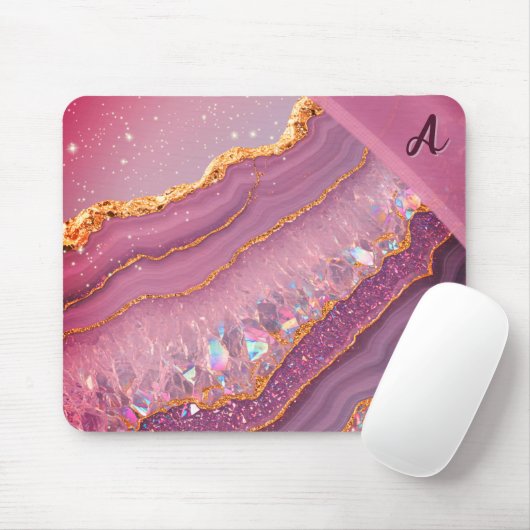 Monogram Amethyst Aurora Muismat (Met muis)