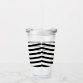 Monogram anananasslint van waterverf acryl drinkbeker (Rechts)