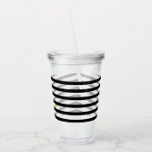 Monogram anananasslint van waterverf acryl drinkbeker (Links)