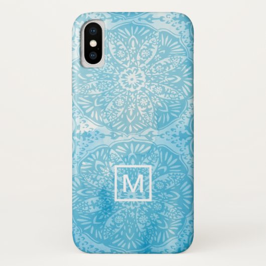 Monogram | Ananas Leven III Case-Mate iPhone Case (Achterkant)