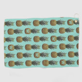 Monogram Ananas Motif de fruits serviette de golf (Horizontal)