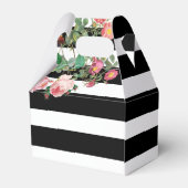 Monogram Antiek  Floral & Stripes Bedankdoosjes (Achterkant)