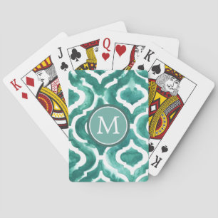Monogram   Aquamarine Motif IV Pokerkaarten